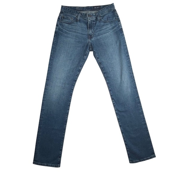 Ag Adriano Goldschmied Other - AG Adriano Goldschmied Everett Slim Straight‎ Jeans Mens 29x34 Blue Japan Fabric